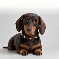 Verstellbares Echtes Rindsleder-Haustierhalsband mit Metallnieten Goldfarbener Schnalle und D-Ring Individuelles Logo-Design für Hund und Katze