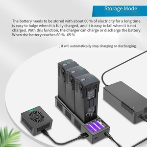 Cargador compatible con DJI Mavic 3/Pro, accesorio multifuncional de gran capacidad para gestión de baterías y carga rápida - Product Image 6