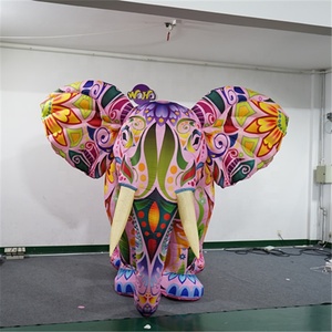 Factory Customized Design Led Lighting Funny Inflatable Promotion Decorative Balloon Colorful Inflatable <strong>Elephant</strong> <strong>Costume</strong> - Product Image 2