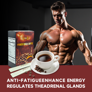 Etiqueta privada Hombres Maca Energy Coffee Natural Herbal Healthy Black Instant Maca Coffee <span class=keywords><strong>Descafeinado</strong></span> Café mezclado para hombres - Product Image 3