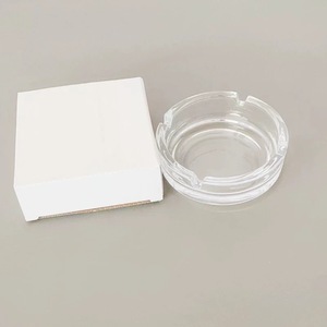 Petit <span class=keywords><strong>cendrier</strong></span> rond en verre transparent de style classique pour chambre d'hôtel à usage résidentiel - Product Image 6