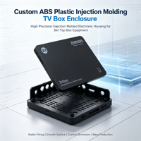 Custom ABS Injection Molded TV Box Enclosure High Quality Electronic Housing OEM ODM Service