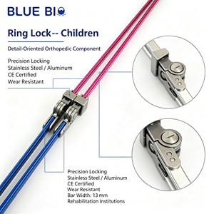 <span class=keywords><strong>Rodillera</strong></span> Ortopédica Pediátrica con Anillo de Bloqueo, de Acero Inoxidable y Aluminio, Aprobada por <span class=keywords><strong>la</strong></span> CE, <span class=keywords><strong>para</strong></span> Rehabilitación Ortopédica - Product Image 1