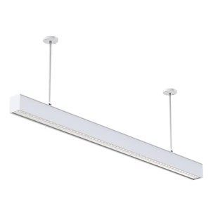 Luminaire linéaire <span class=keywords><strong>LED</strong></span> en aluminium 60W <span class=keywords><strong>120CM</strong></span>, moderne et simple, pour couloir, exposition, intérieur, à montage en surface, tubulaire, connectable, <span class=keywords><strong>dimmable</strong></span> - Product Image 1