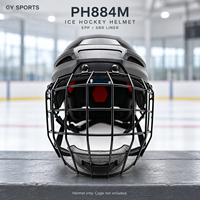 Casque de hockey sur glace, construction en plastique durable et légère, logo personnalisé disponible pour les distributeurs mondiaux, approvisionnement en gros