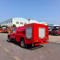 Nouveau camion de pompiers tout-terrain diesel de secours avec une hauteur de travail de 35 m
