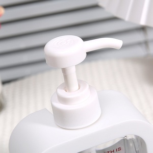 Flacone Vuoto in Plastica a Pressione con Grande Capacità, Design a Cuore da Ragazza Cartone Animato, per Shampoo, Igienizzante Mani, Sapone Liquido, Lozione - Product Image 2