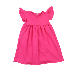 Abito Estivo per Bambina con Perle, in Cotone Lavorato <span class=keywords><strong>a</strong></span> <span class=keywords><strong>Maglia</strong></span>, Maniche <span class=keywords><strong>a</strong></span> Sbuffo, Lunghezza al Ginocchio - Product Image 5