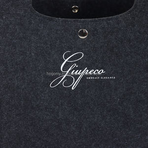 Bolsa de Mano Unisex de Diseño Clásico en Fieltro PET, con Logotipo Personalizado Impreso en Seda, para Uso Promocional, Nueva y en Oferta - Product Image 6