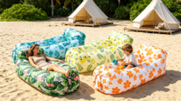 Canapé gonflable portable d'extérieur, chaise de camping, canapé gonflable de plage pour pique-nique, canapé gonflable paresseux ultraléger, chaise longue gonflable