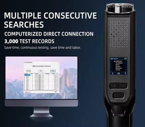 Độ chính xác tốt nhất loại tế bào nhiên liệu thổi rượu Tester nhanh chóng Alco kỹ thuật số breathalyzer rượu Detector hơi thở rượu Tester - Product Image 2