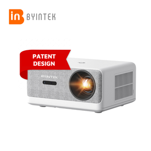 Byintek [tìm kiếm nhà phân phối] Máy chiếu LCD 1080P 1250 cao lumens Máy chiếu mini cầm tay Hifi 3D với thiết kế bằng sáng chế - Product Image 1