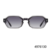 Lunettes de soleil de luxe tendance 2026 avec logo personnalisé, monture polygonale petite et de haute qualité, accessoires de plage