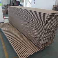 Acousound cinéma bureau poste de travail plafond mural déco noyer chêne bois 3 faces placage latte insonorisée panneaux acoustiques en bois
