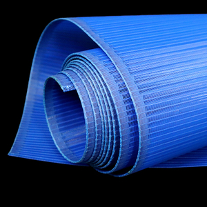 Tissu filtrant <span class=keywords><strong>de</strong></span> séparation solide-liquide bleu - Polyester durable, pressage en spirale pour la filtration industrielle, le traitement des eaux usées - Product Image 1
