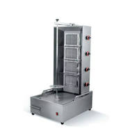 Gril à gaz vertical Rôtissoire sans fumée Machine à barbecue Gril de barbecue intelligent Chaudrée de viande à gaz commerciale Rôtissoire turque
