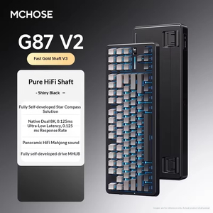 Clavier de jeu mécanique sans fil MCHOSE G87 V2, 87 touches, rétroéclairage RVB, trois modes, échange à chaud, pour ordinateur de bureau - Product Image 4