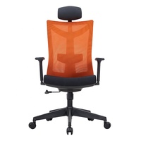 Chaise de luxe pivotante à dossier haut ergonomique en maille blanche, avec accoudoirs, Support de styliste, pour bureau, vente en gros, offre spéciale,