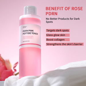 Tonique PDRN Pink Peptide 250ml Rose PDRN ADN de sodium hydratant éclaircissant pour les taches brunes Soin de la peau - Product Image 1