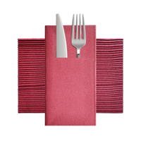 Serviettes de table jetables imprimées personnalisées en gros, 1 pli, colorées, pour mariage