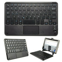 Keyboard Mini Keywin 78-Key Isi Ulang BT, Keyboard Tipis dengan Antarmuka USB Portabel yang Dapat Disesuaikan, Keyboard dengan Touch Pad dan Penutup BT