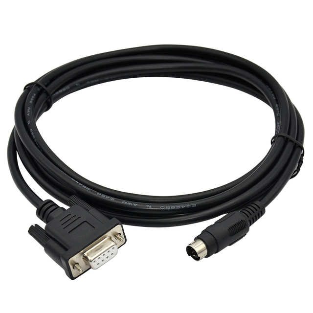 FBS-232P0-9F Copper Conductor PVC Insulation 200cm Combination Shielding Fatek FBS B1Z Series PLC Programming Serial Cable