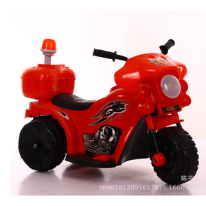 Electric Tricycle Motorcycle 12V Ride On Toy For 1-6 Years Old Kids With <b>Lights</b> And <b>Music</b> Red Color - Product Image 5
