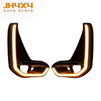 Nouvelles protections de feux antibrouillard DRL noires 12V ABS pour accessoires de pick-up 4x4 Hilux Revo 2021+