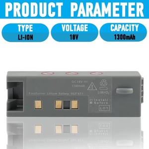 Batterie de remplacement BT1 pour défibrillateur M2720-64001PH Forerunner AED, HeartStart FR 940010XX 18V 1300mAh - Product Image 2