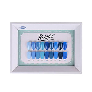 Kit de vernis à ongles en gel UV à effet dégradé, couleur <span class=keywords><strong>bleu</strong></span> <span class=keywords><strong>marine</strong></span> fluorescente, haute pigmentation, Robifel Nail Supplies, vente en gros - Product Image 5