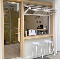 Fenêtre résidentielle en aluminium pliable empilée en verre avec double ouverture verticale Low-E pour maison et villa