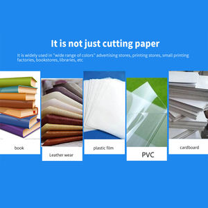 Cortador de papel elétrico guilhotina, máquina de corte, guilhotina, papel, cortador, máquina elétrica, desktop - Product Image 5