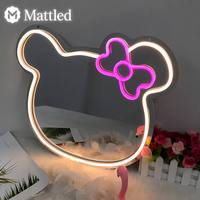 Maßgefertigtes Infinity-Spiegel LED-Neonschild-Licht |   5V USB LED Neonlicht für Schlafzimmer Wohnzimmer Wanddekoration |   Kostenloses Design Großhandel