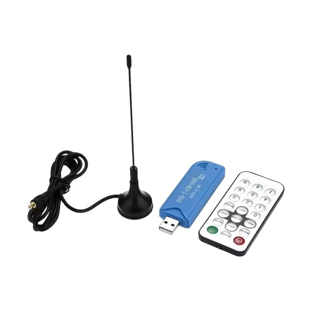 TV Accessories Mini Portable Digital USB 2.0 TV Stick DVB-T + DAB + FM RTL2832U + R820T2 Support SDR Tuner Receiver Accessories