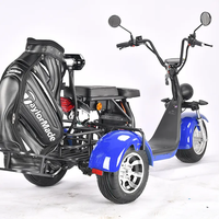 Scooter de golf à trois roues pour le marché australien avec GPS, roues en aluminium pliables, longue portée