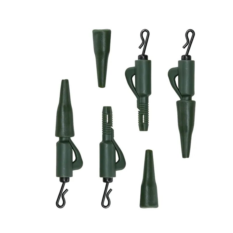 Safety Clips Kit Quick Change Clips Swivel Anti Tangle Lead Clip Rig Carp Fishing Equipment Tackle