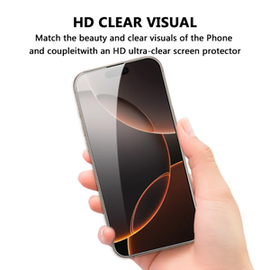 ฟิล์มกระจกนิรภัยแบบใส 2.5D HD สำหรับโทรศัพท์มือถือ iPhone 16 14 15 17 Pro Max - Product Image 3