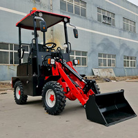 Chargeur frontal compact H160, capacité de charge nominale de 400 kg, hauteur de levage de 2800 mm, transmission intégrale