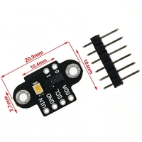 Modul Sensor Multi-Spektral OKYN-Y2798 AS7343 Spektrometer 16 Kanal untuk Analisis Pencocokan Warna