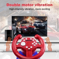 Volant de course à vibrations DATA FROG pour Nintendo Switch, PS3 et jeux vidéo PC