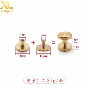 หมุดย้ำโลหะสีเงินทองขนาด 4 มม. ถึง 25 มม. แบบครึ่งวงกลม หัวโดม - Product Image 2