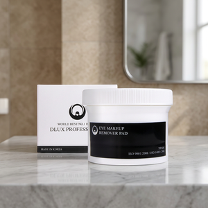 แผ่นเช็ดเครื่องสำอางชนิดน้ำคุณภาพสูงที่ดีที่สุดในโลก DLUX PROFESSIONAL จากอิตาลี สำหรับล้างลิปสติกและอายแชโดว์ ไม่มีกลิ่น - Product Image 3