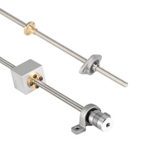 Pencetak 3d 2 Mm Tuner Universal Pencetak 3d 4-Start T8 Sekrup Kuningan 22Mm Timah Mur Flens 2 8 Sekrup Mur Tembaga - Product Image 3