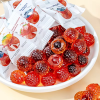 Boules d'aubépine fourrées, emballées individuellement, saveur fruitée, pour enfants et collègues, vente en gros