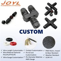 Connecteur de boîte de jonction de type Y à 2/3/4 broches, 1 à 2 voies, dédié à la connexion de faisceaux de câbles extérieurs
