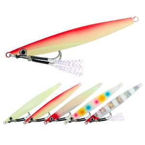 SNEDA Fast Sinking 40g-80g Metal Jig Lures Glow Night Fishing for Carp &amp; Mackerel/Seabass Long <strong>Cast</strong> Shore Fishing - Product Image 1