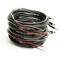 Câble d'alimentation DC personnalisé avec connecteur barillet et assemblage de fils pour connexion électrique