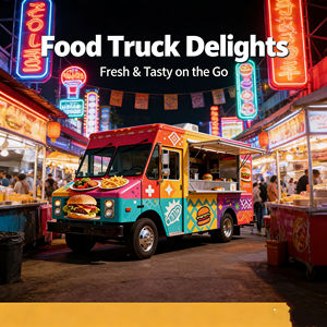 Camion de nourriture commercial rétro en aluminium jaune vif pour café, thé au lait, glace, hot-dogs et restauration rapide - Product Image 4