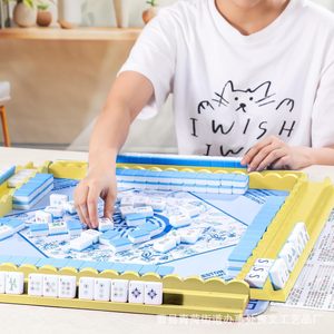 Supporto per Mahjong in Legno Massello di Lusso, Disponibile Subito, per Scacchi e Domino, Stile Americano, con Sistema di Spinta per il Gioco - Product Image 5