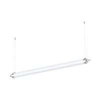 Lampu LED Tri-proof Tubular IP69K, IP66, IK06 Efisiensi Lumen Tinggi, PC/PMMA, Darurat, Sensor Microwave, Pemasangan Permukaan / Gantung